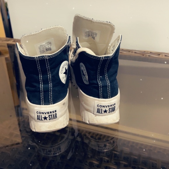 CONVERSE CHUCK TAYLOR ALL STAR LUGGED 2.0 BLACK / EGRET - WHITE - Picture 7 of 11